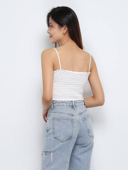 Sleeveless Crop Top 32554