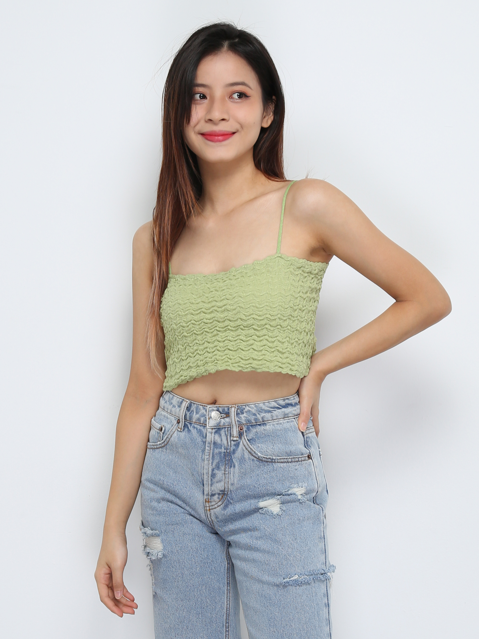 Sleeveless Crop Top 32554