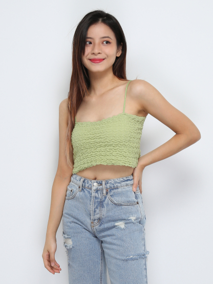 Sleeveless Crop Top 32554