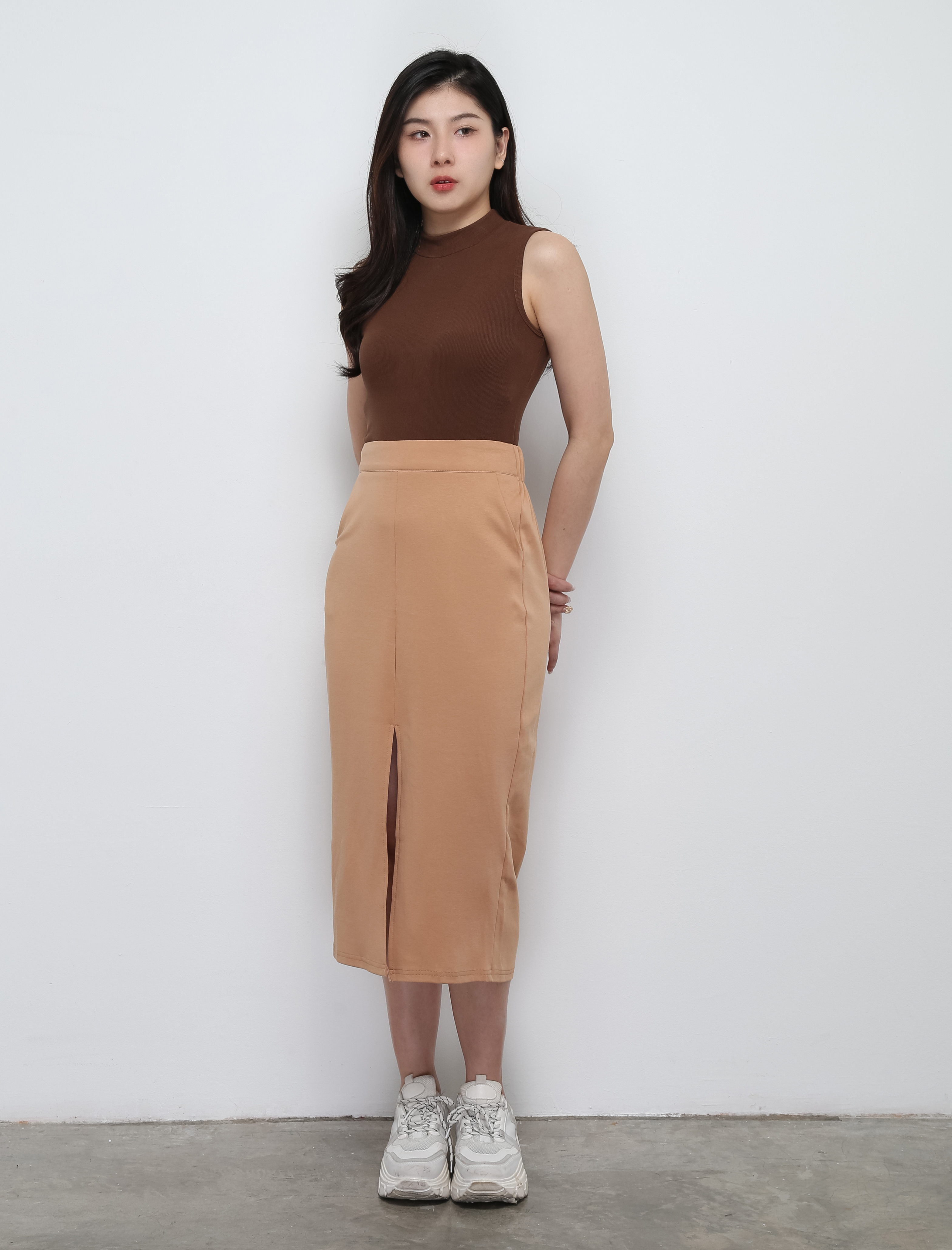 Split Long Skirt 29255