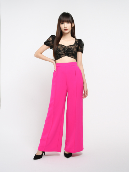 Side Pocket Long Pants 32615