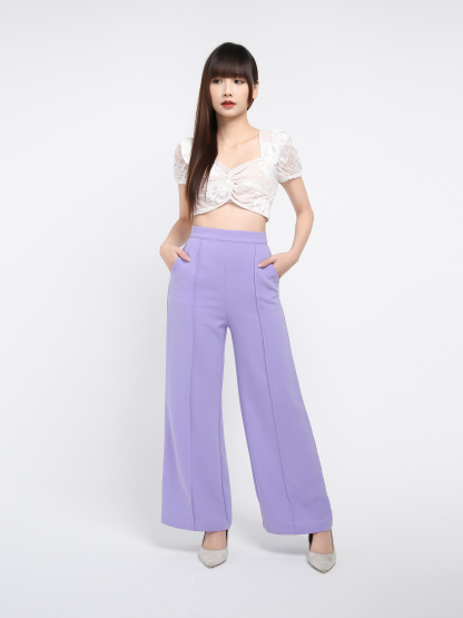 Side Pocket Long Pants 32615