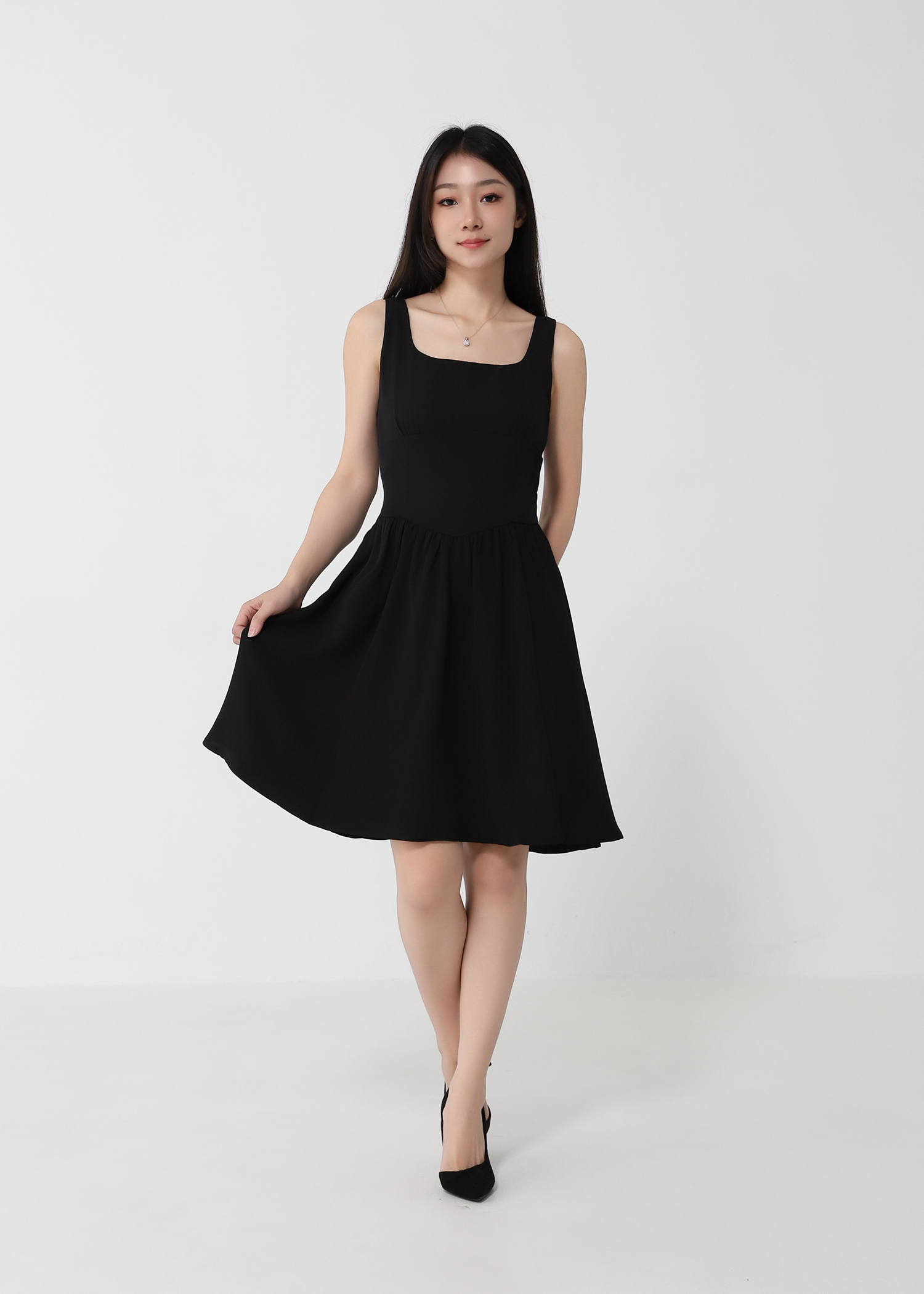 Sleeveless Casual Wear Dress 32736