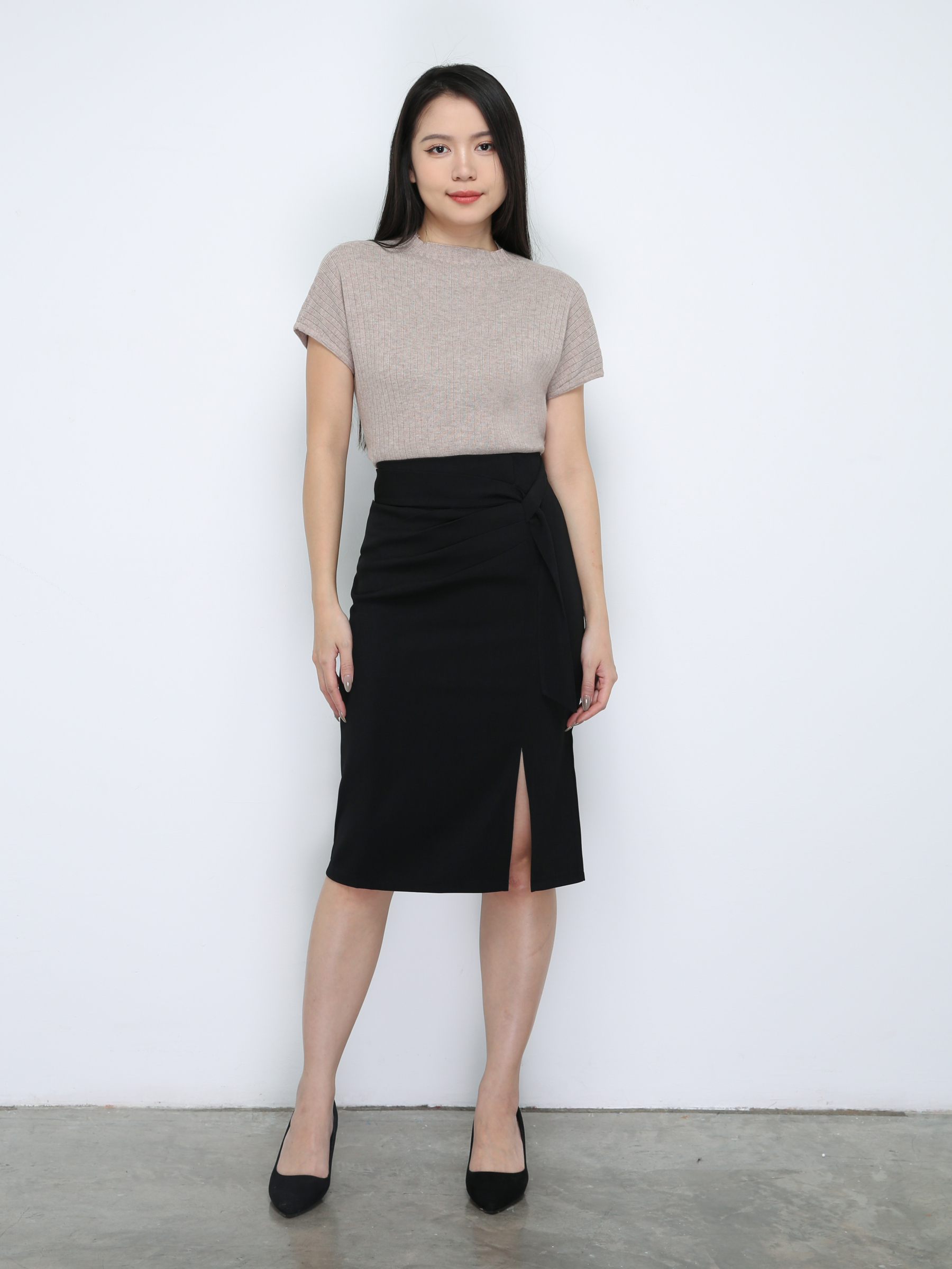 Side Split Long Skirt 33277