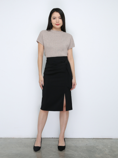 Side Split Long Skirt 33277