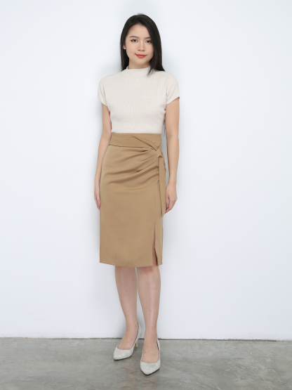 Side Split Long Skirt 33277