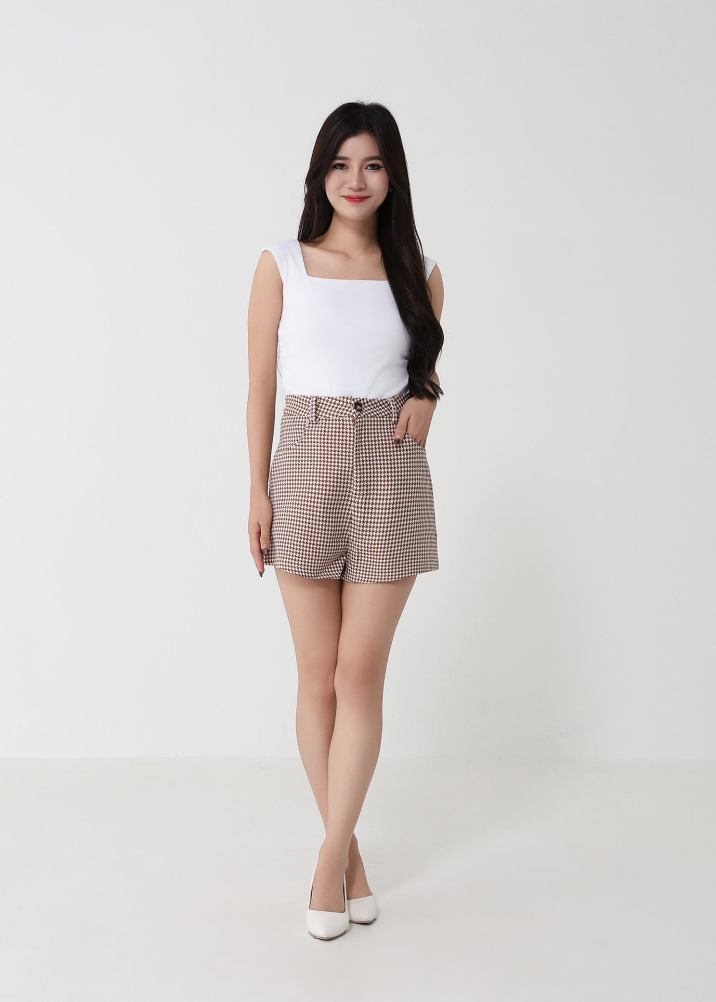 Checker Short Pants 32900
