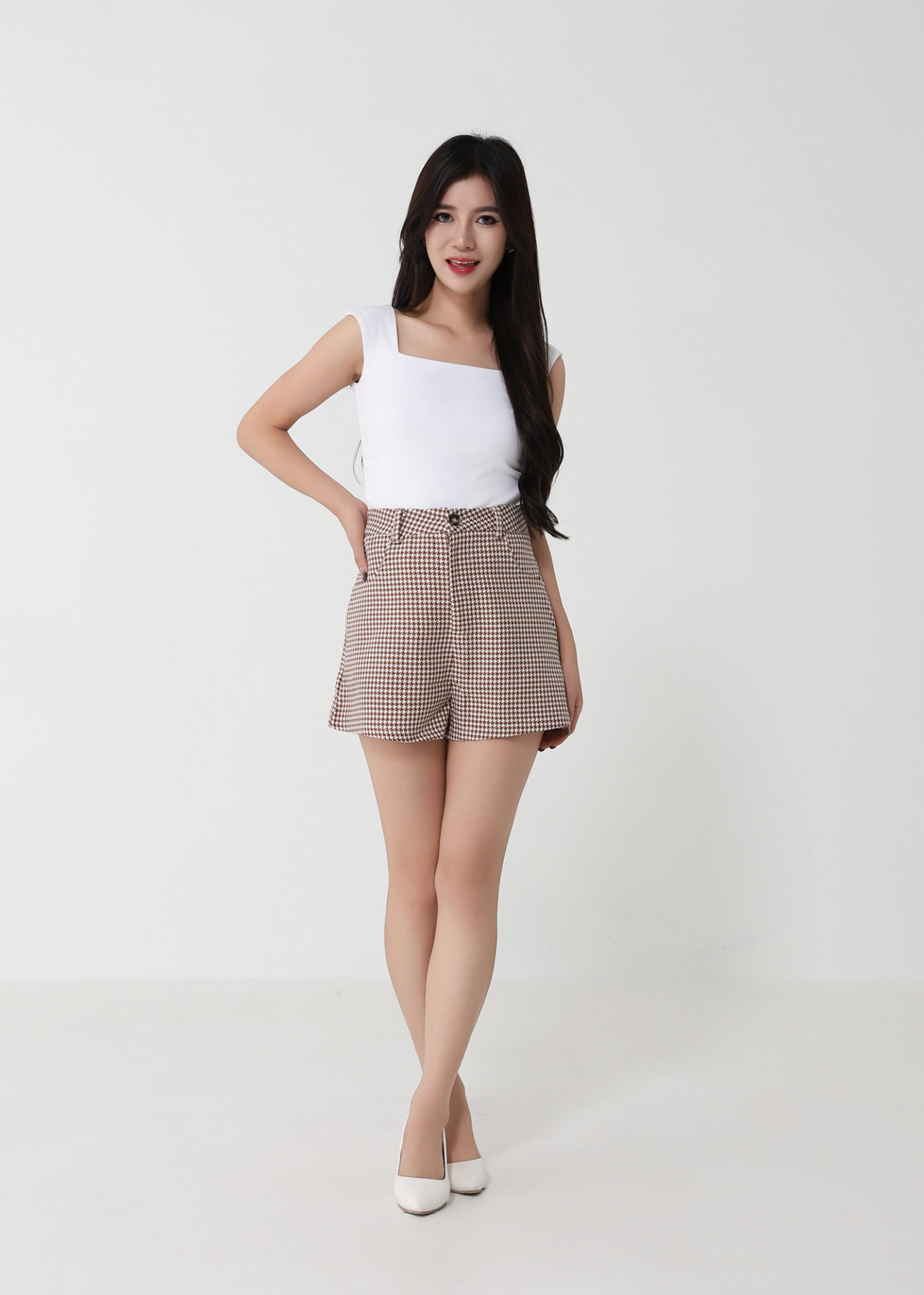 Checker Short Pants 32900