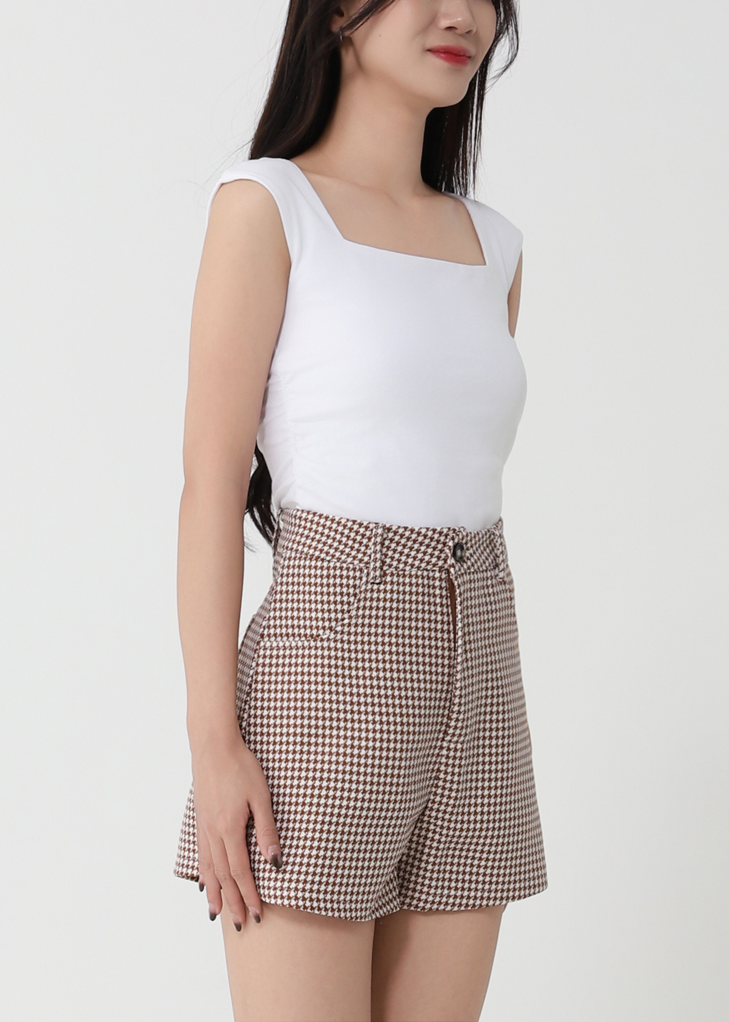 Checker Short Pants 32900