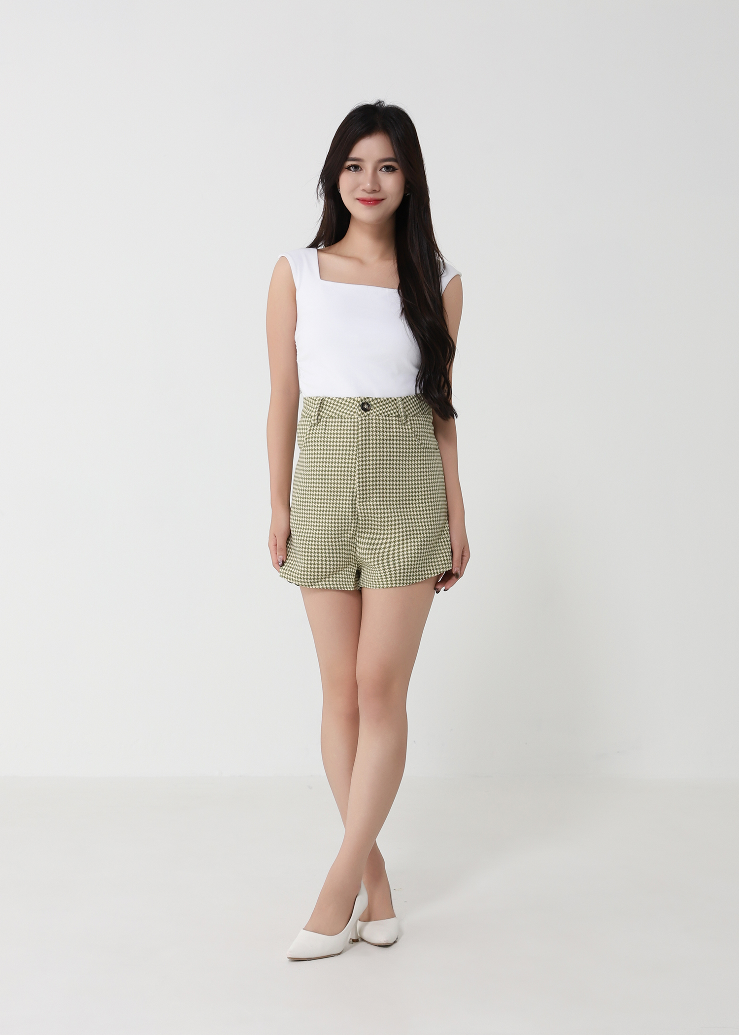 Checker Short Pants 32900