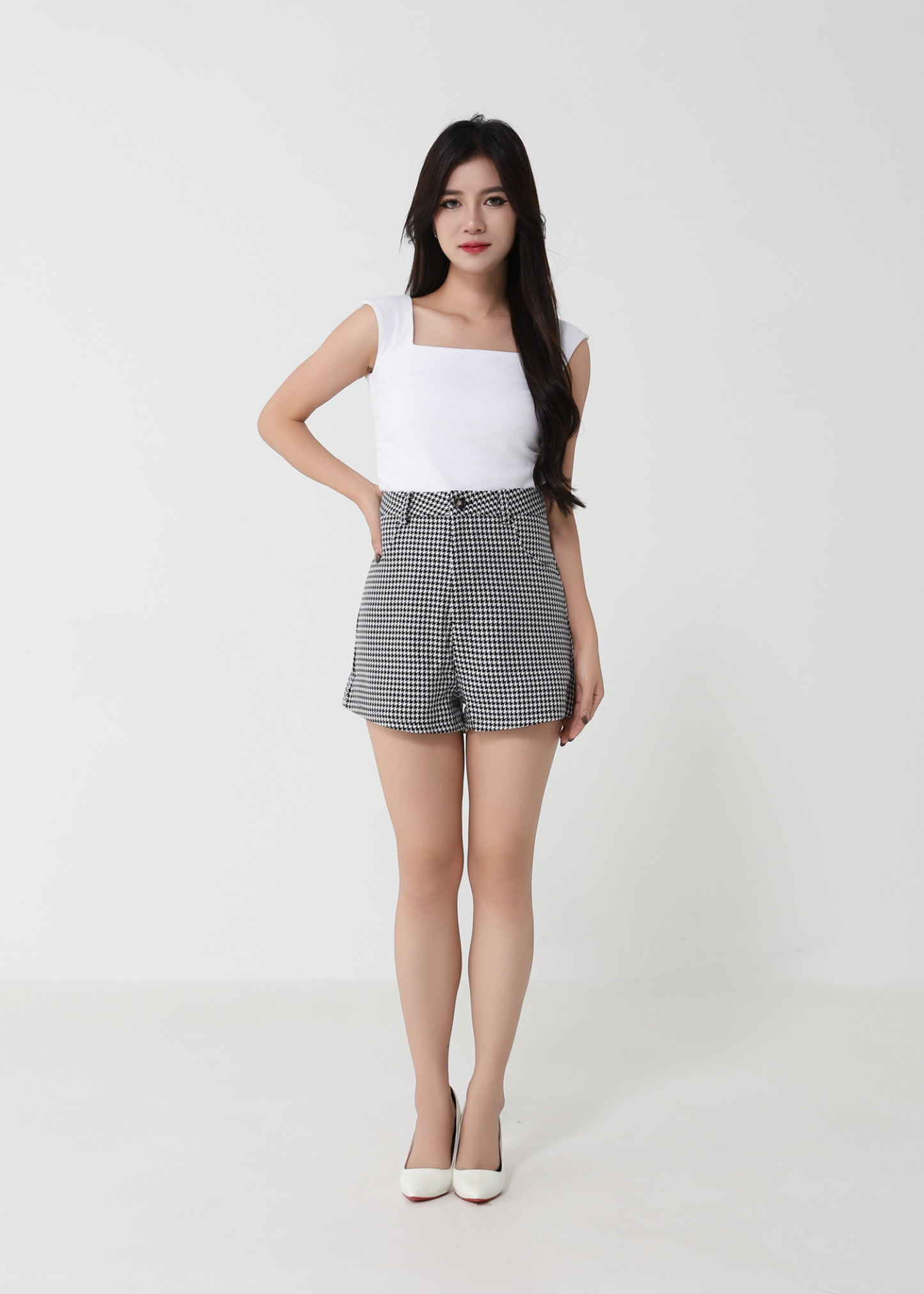 Checker Short Pants 32900
