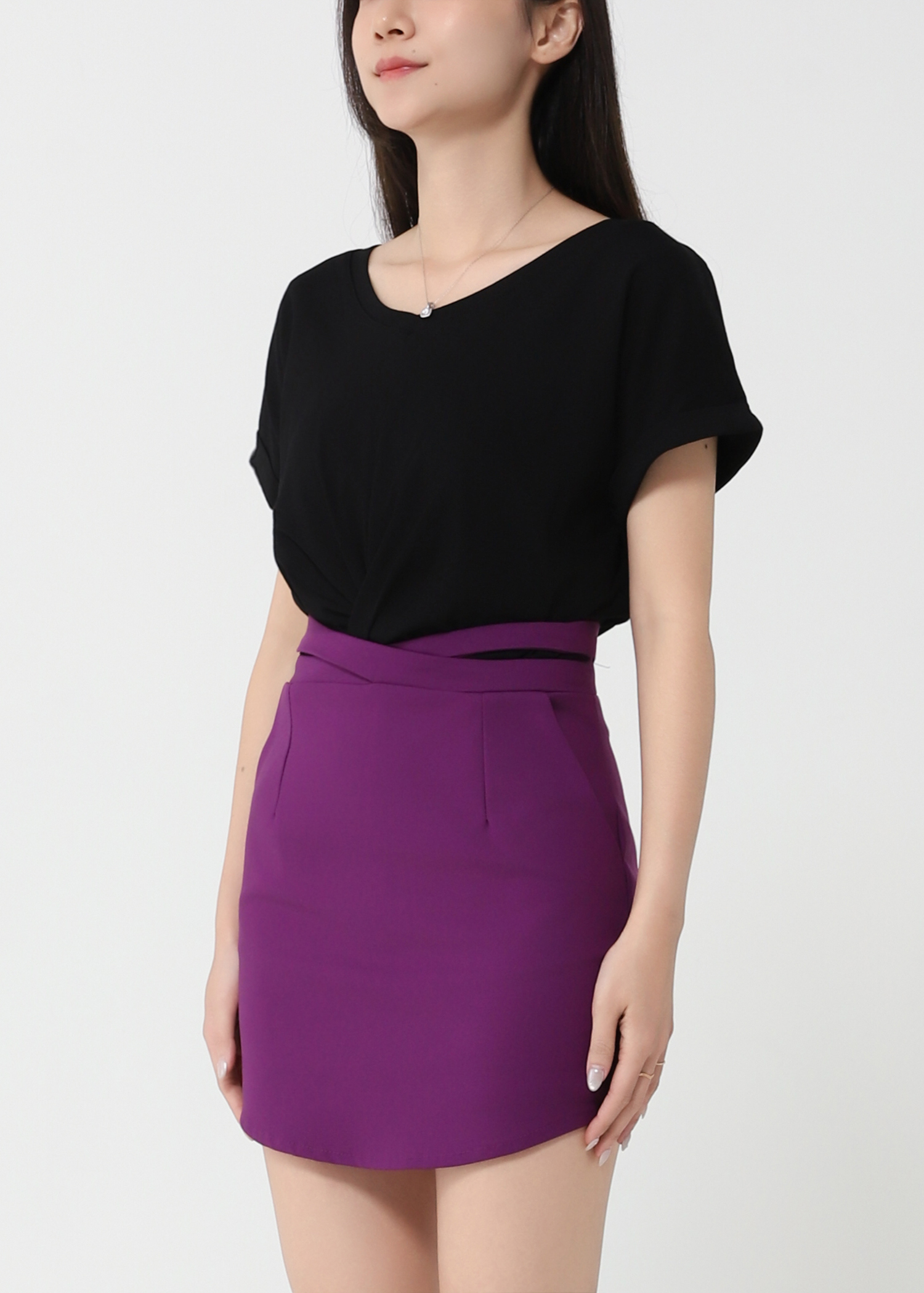Waist Hole Skirt Pants 32962