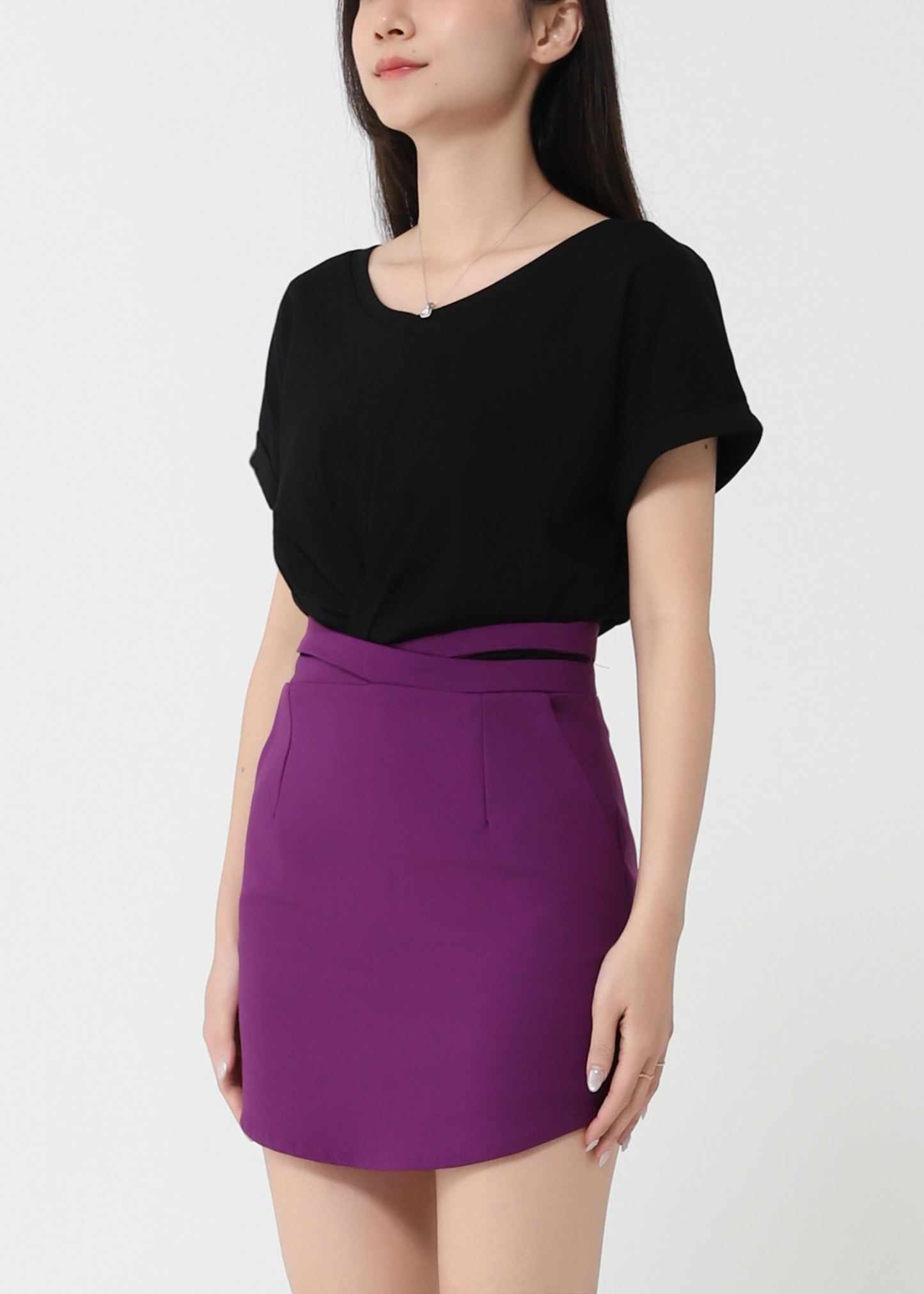 Waist Hole Skirt Pants 32962