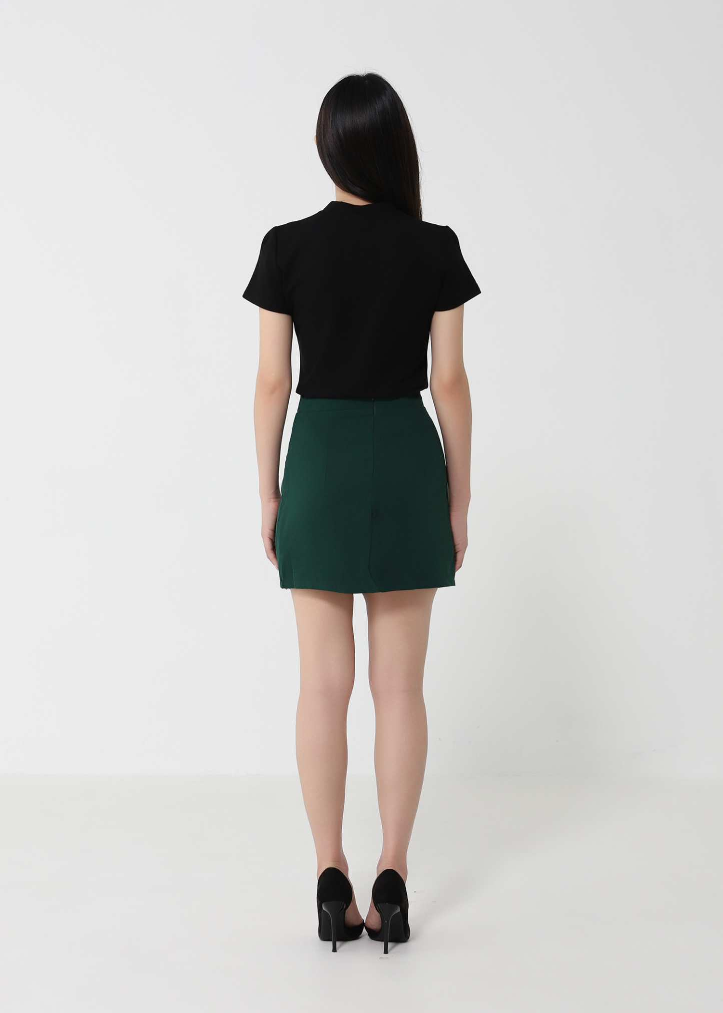 High Waist With Lace Split Skirt Pants 