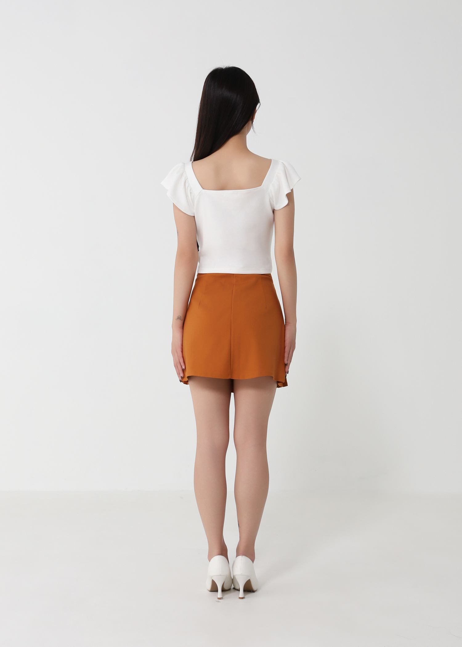 Pleated Skirt Pants 32902
