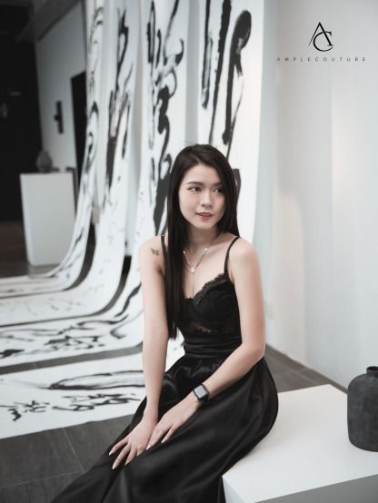 High Waist A Line Long Skirt 32945