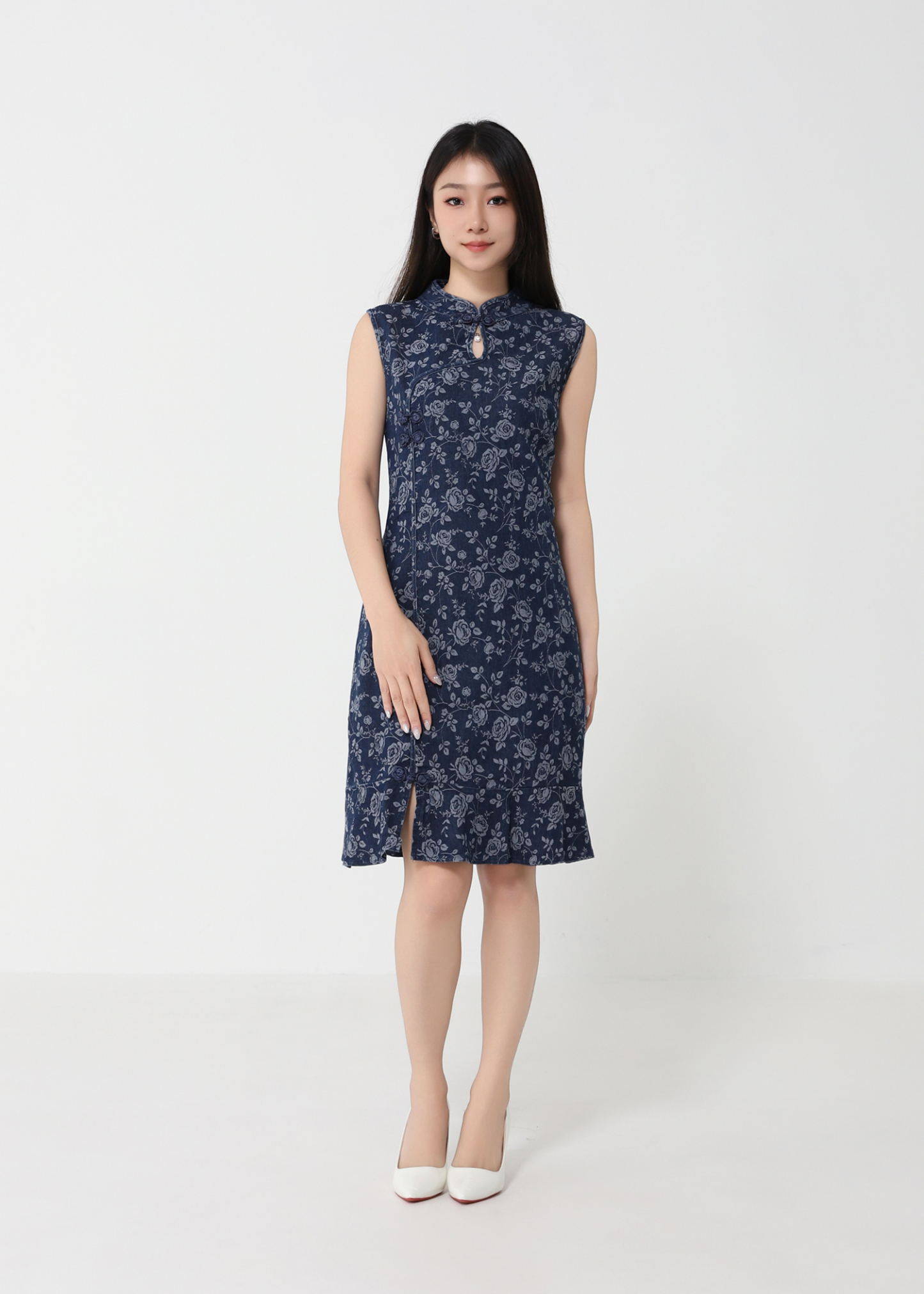 New Year Wear Denim Dress 32946