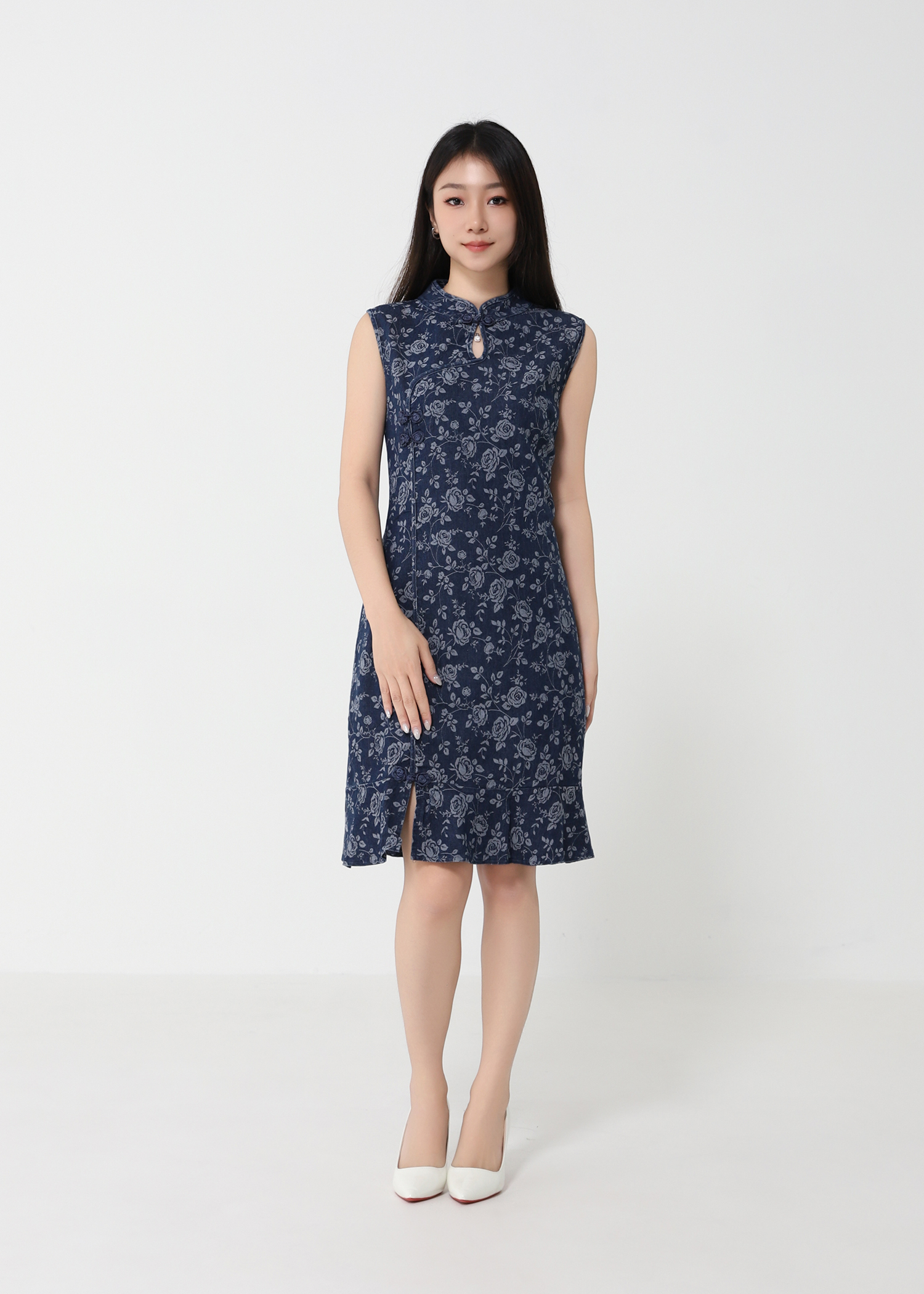 New Year Wear Denim Dress 32946