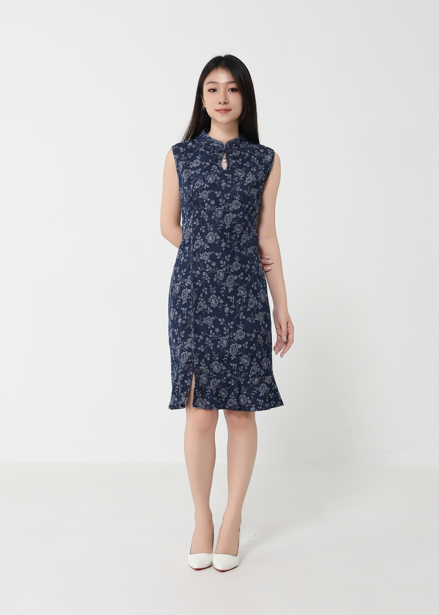 New Year Wear Denim Dress 32946