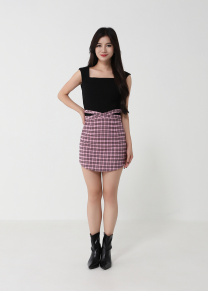 Waist Hole Skirt Pants 32962