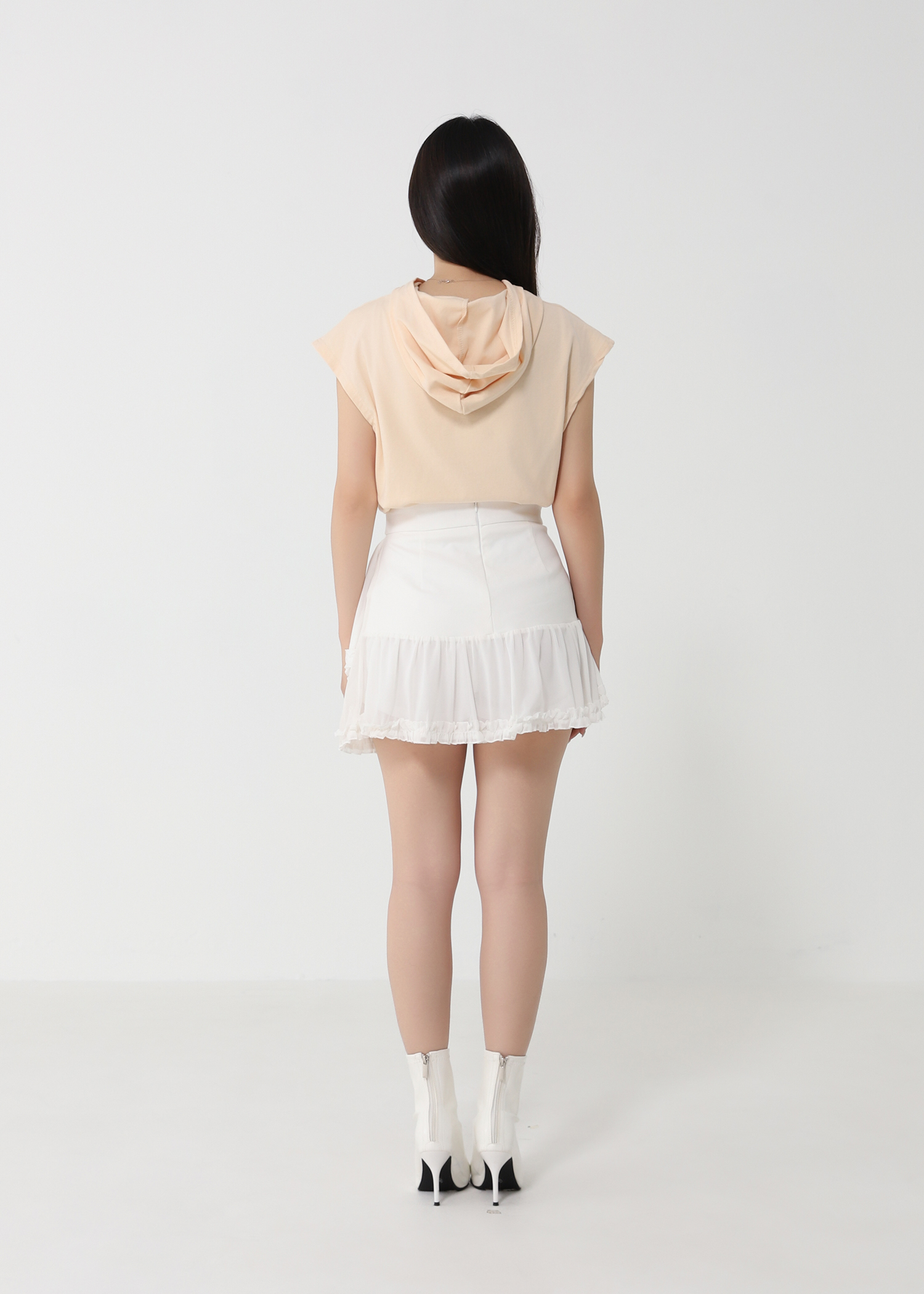 High Waist Ruffles Skirt Pants 32947