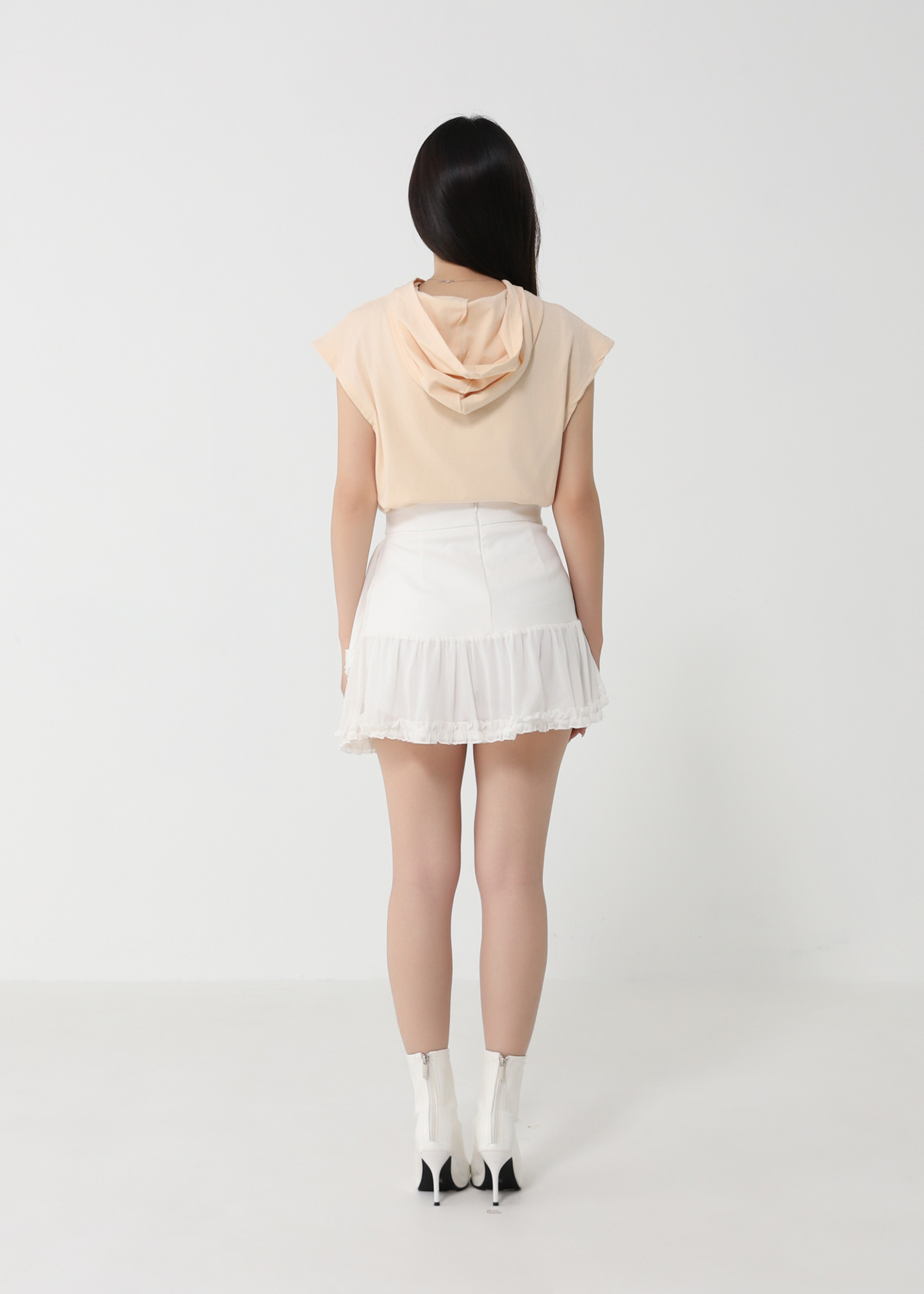 High Waist Ruffles Skirt Pants 32947