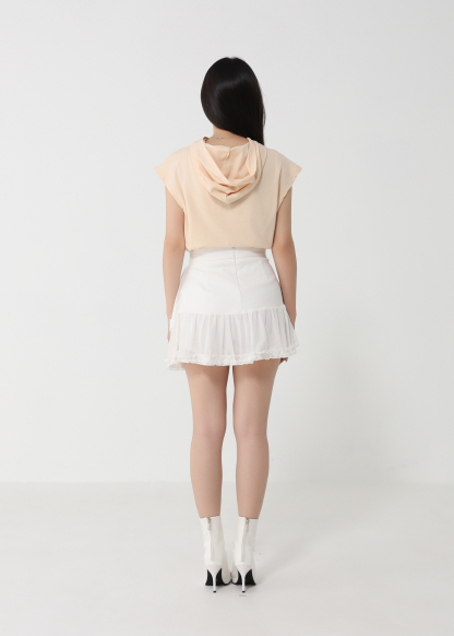 High Waist Ruffles Skirt Pants 32947