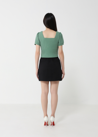 HIgh Waist Front Pocket Skirt Pants 32894