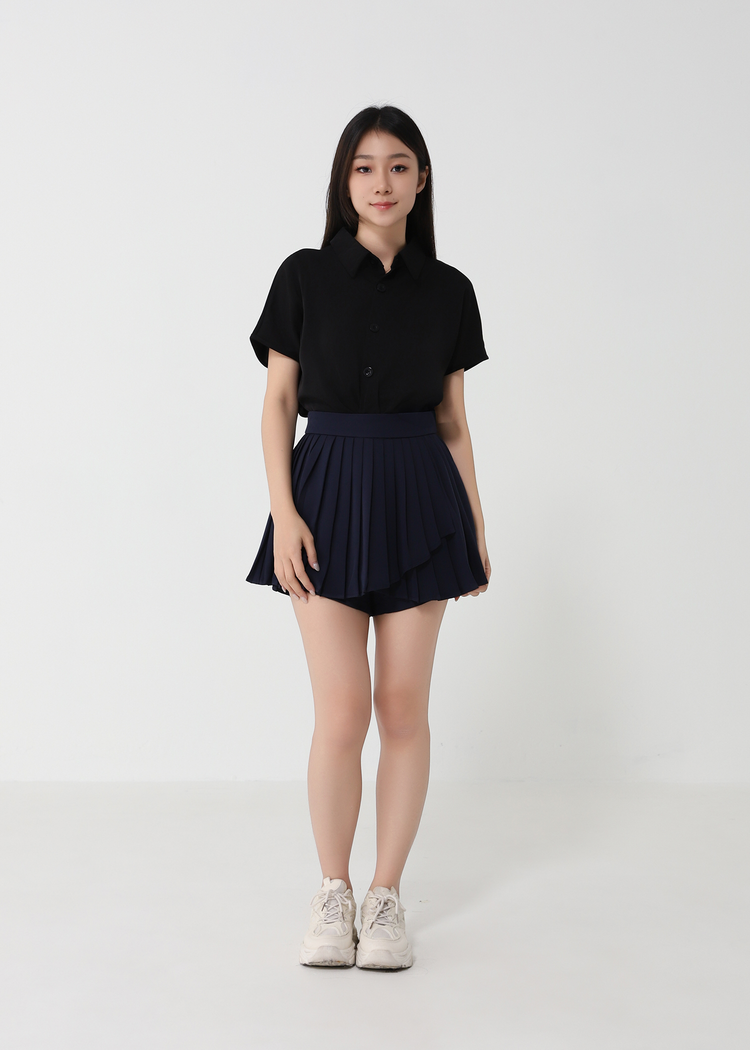 Pleated SKirt Pants 32908