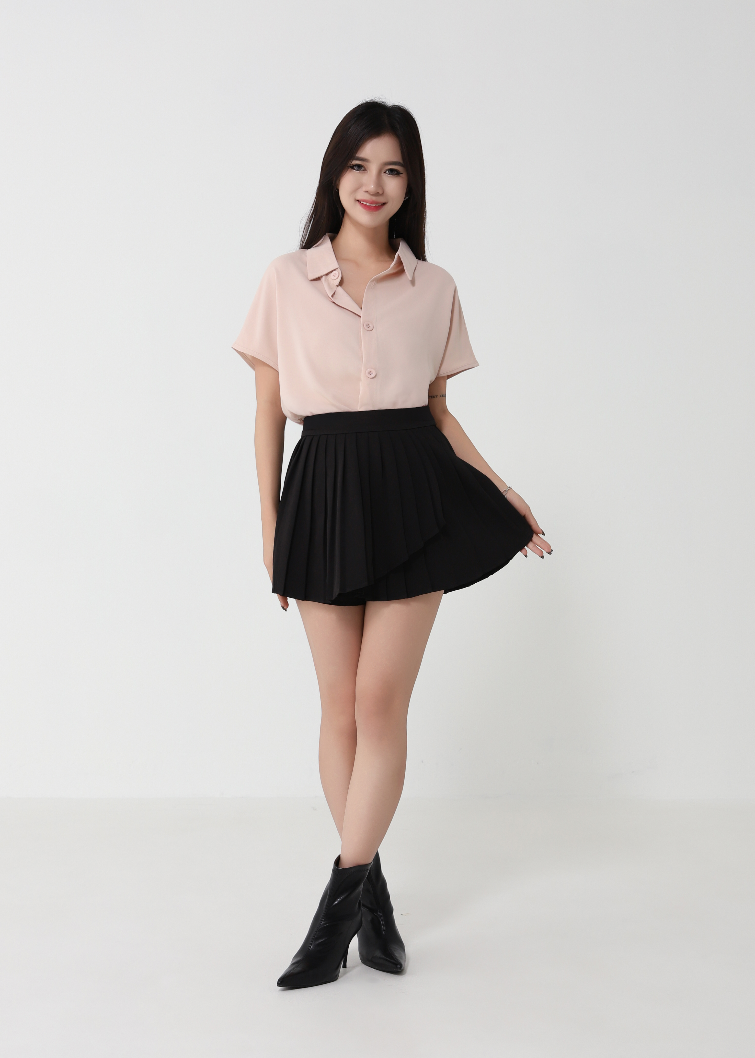 Pleated SKirt Pants 32908