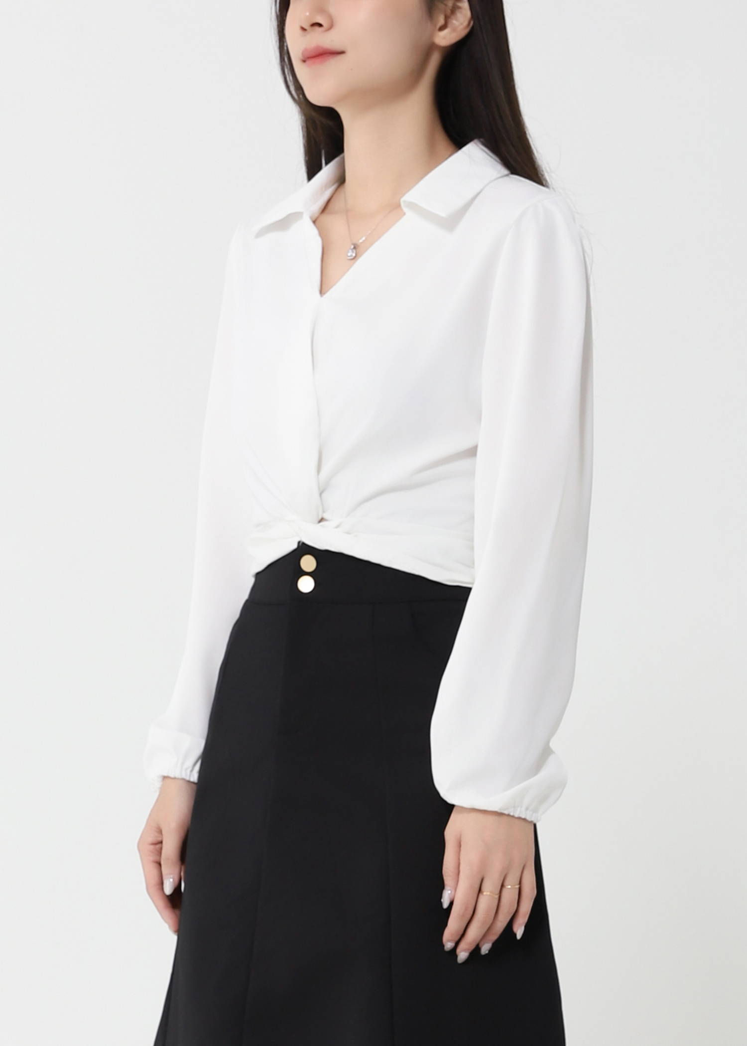 A Line Midi Skirt 32864