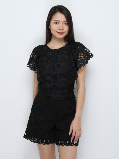Eyelet Lace Top 33016