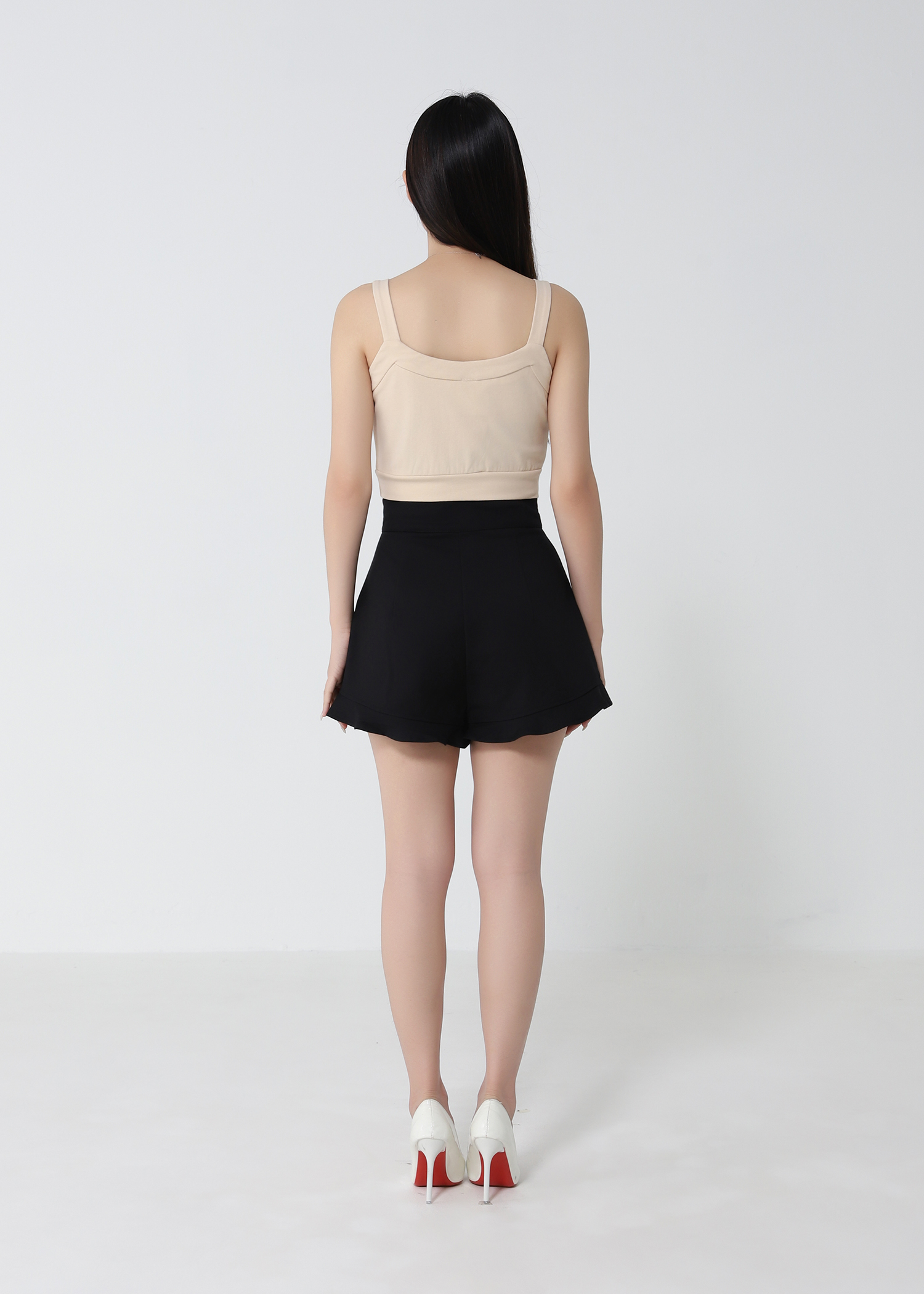 Sleeveless Front Button Top 