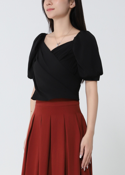 High Waist Pleated Skirt 32964