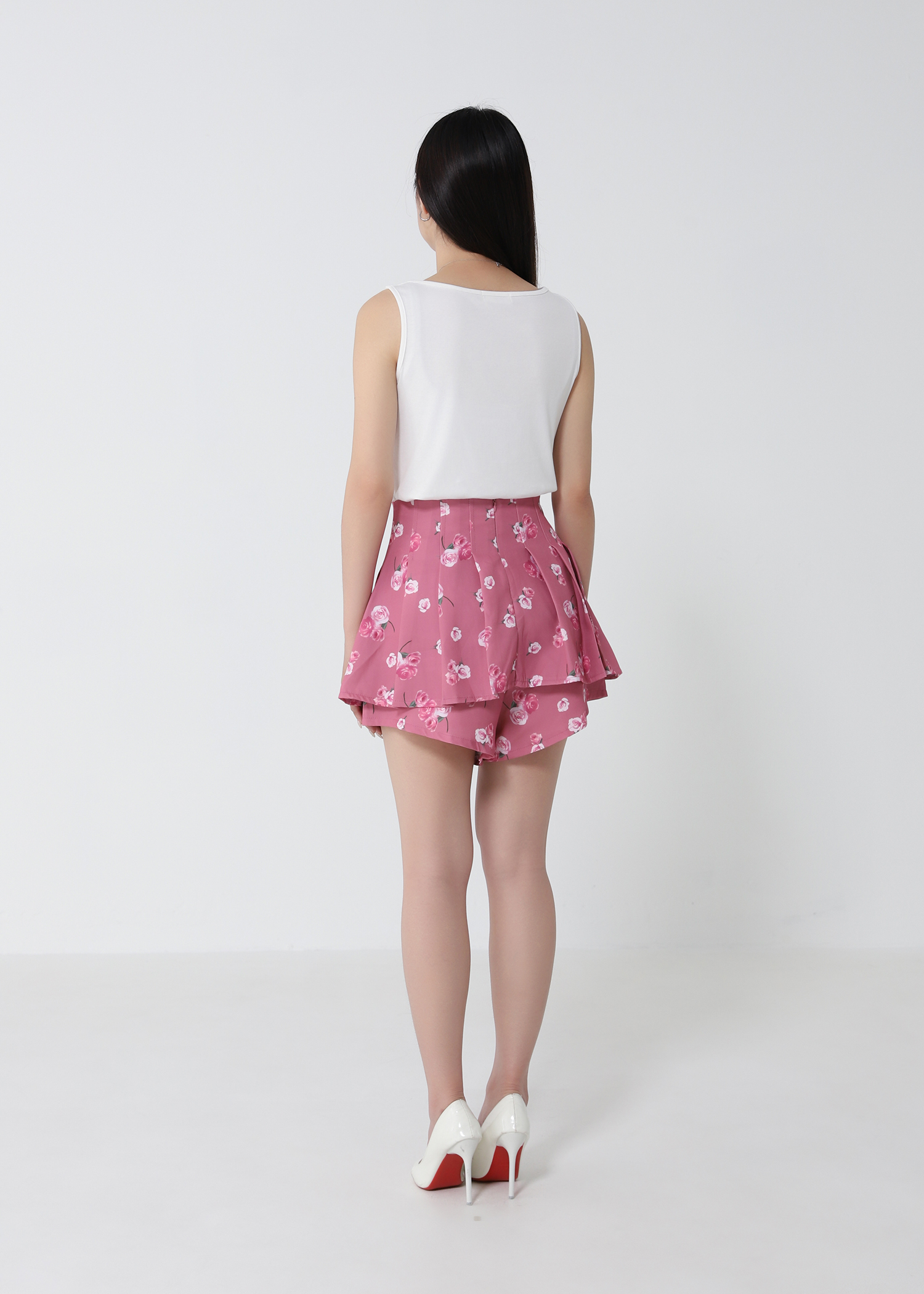 Sleeveless Plain Top 33081