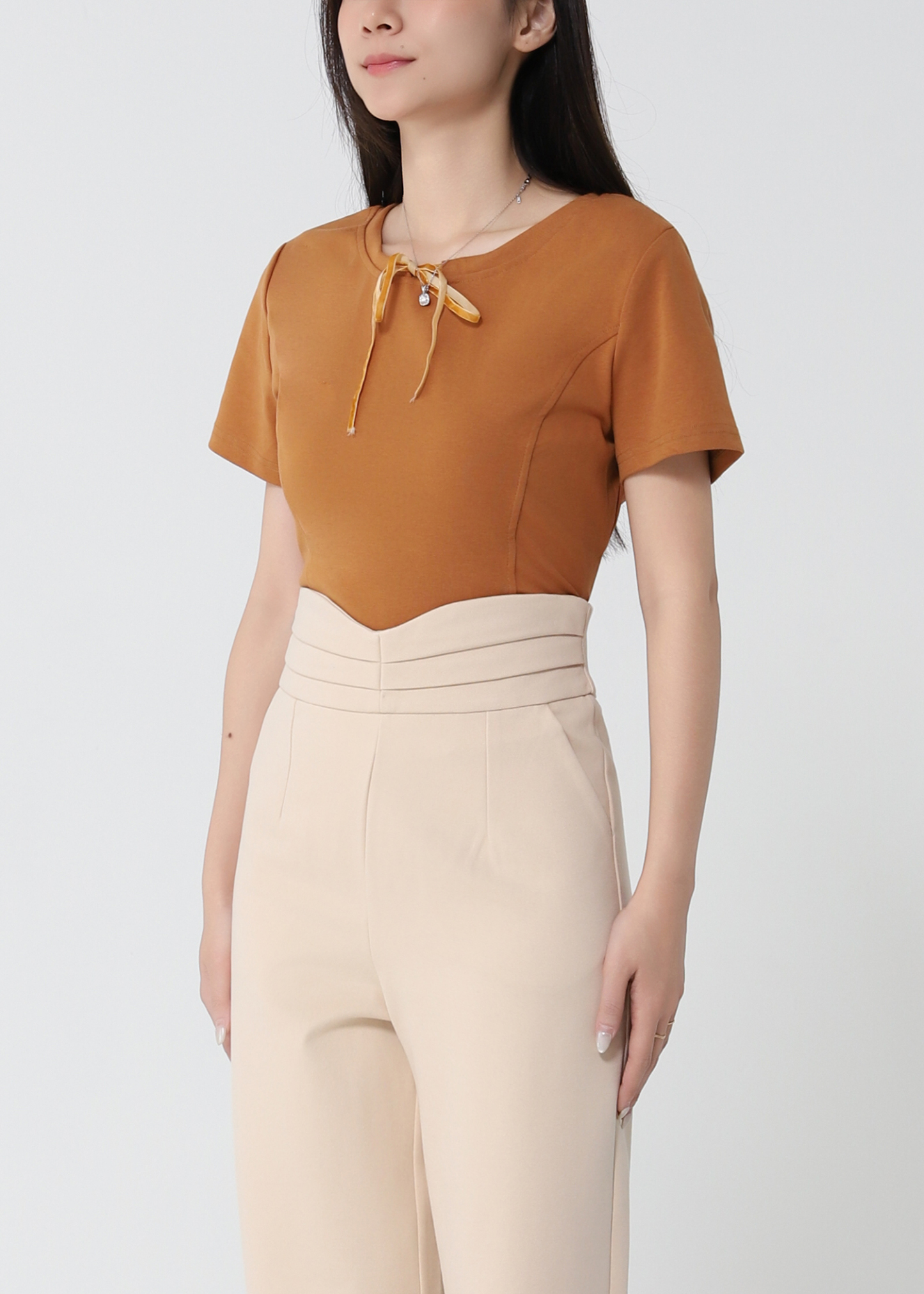 Decorative Ribbon Top – AMPLE COUTURE