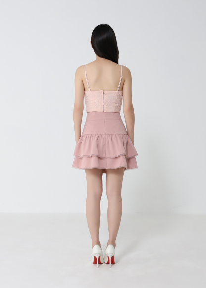 Sleeveless Back Zip Top 