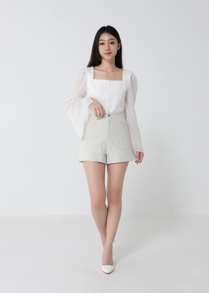 Chanel Style Short Pants 