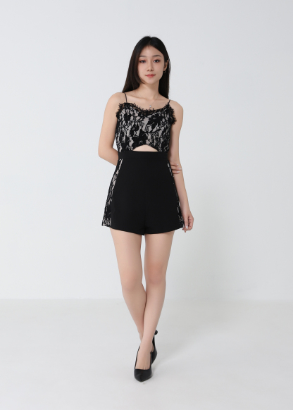 Sleeveless Lace Jumpsuit 33168