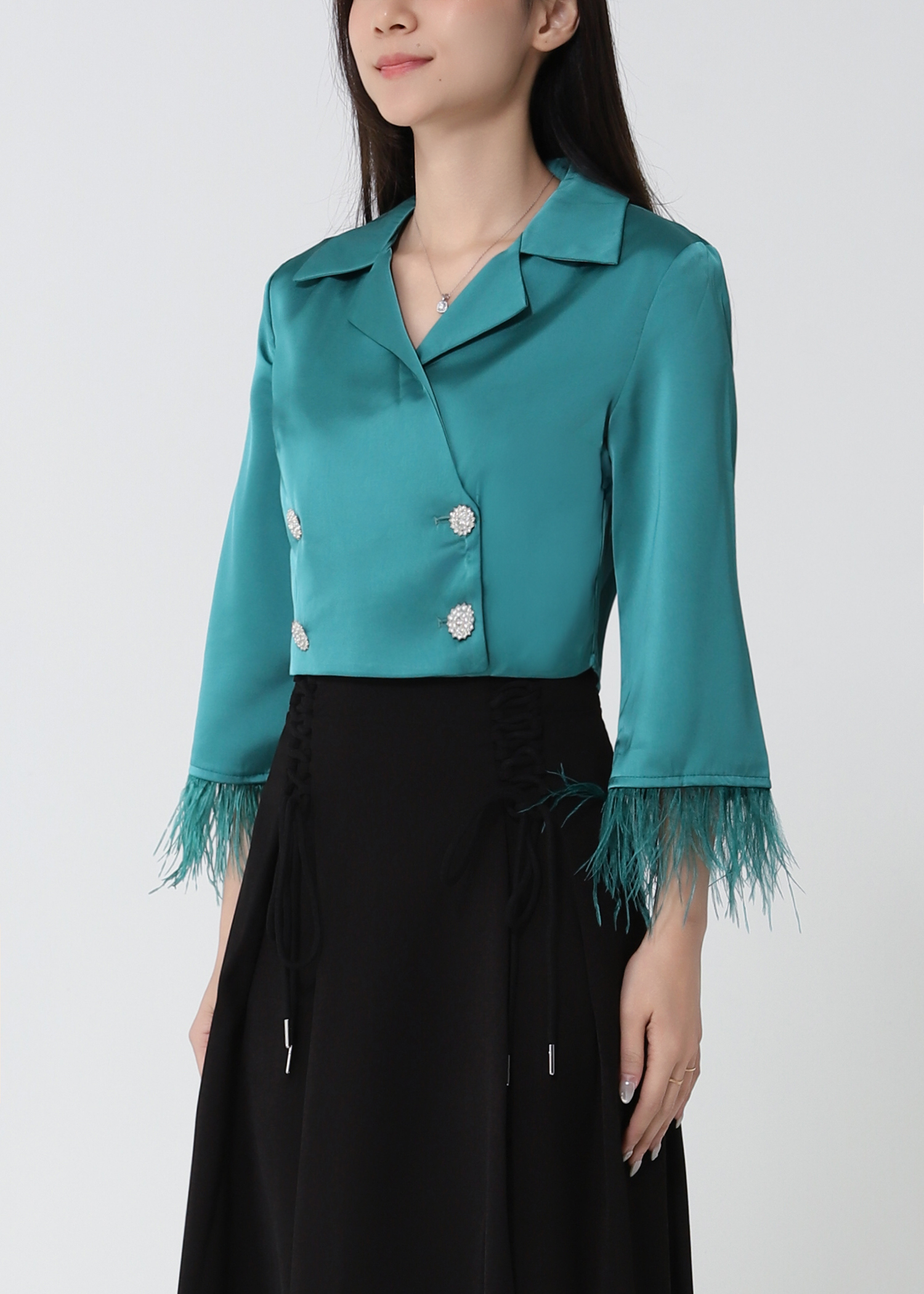 High Waist With String Skirt 33021