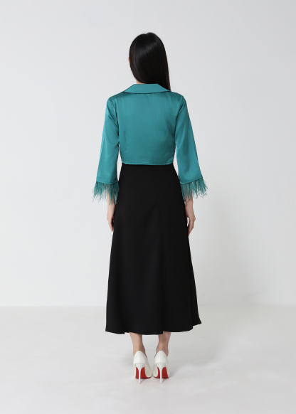 High Waist With String Skirt 33021