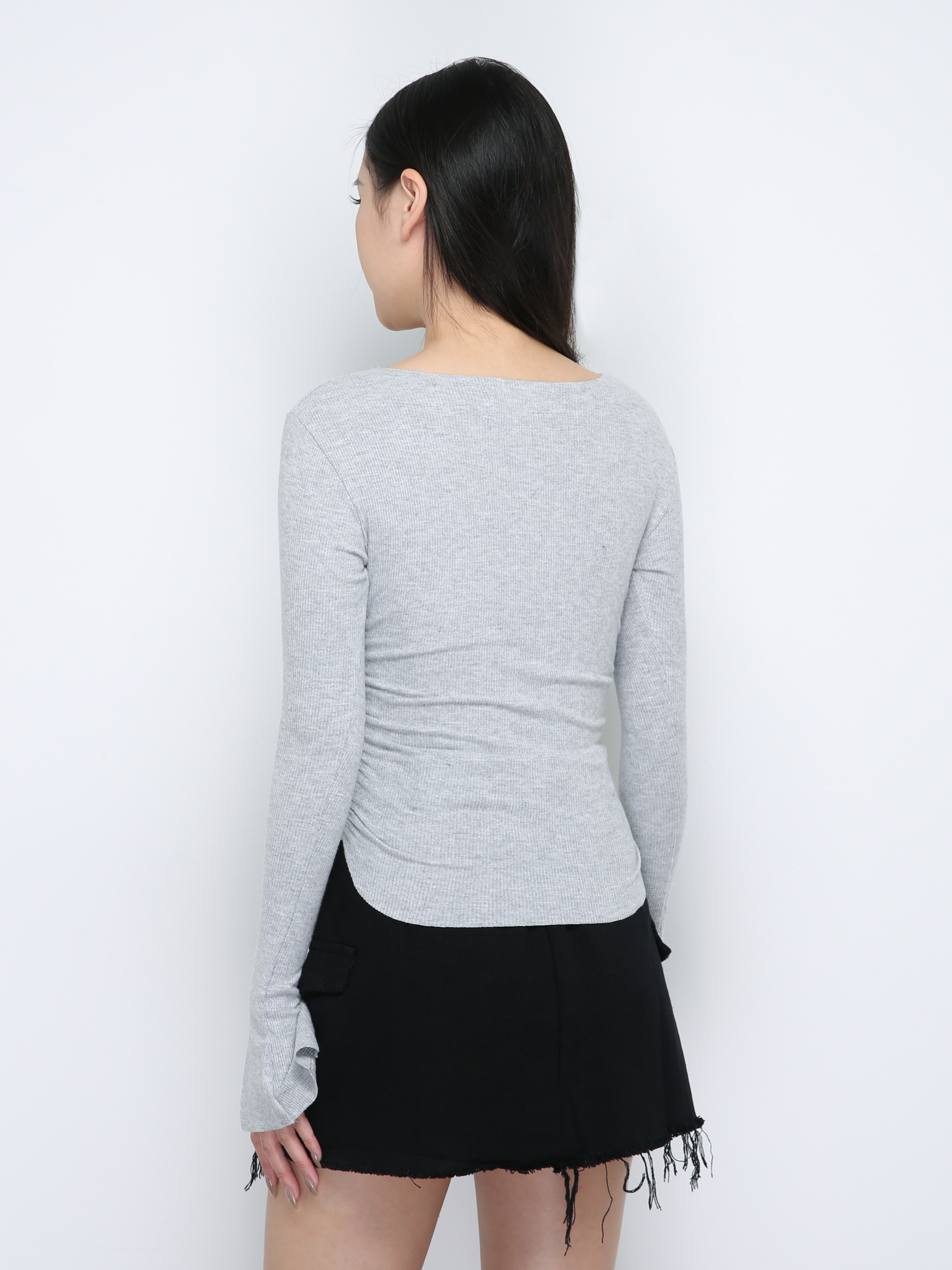 Side Pleated Top 33281