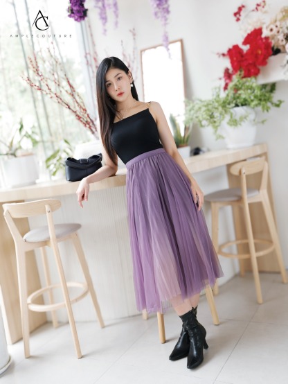 Sleeveless With Decorative Gold Buckle Top 33342