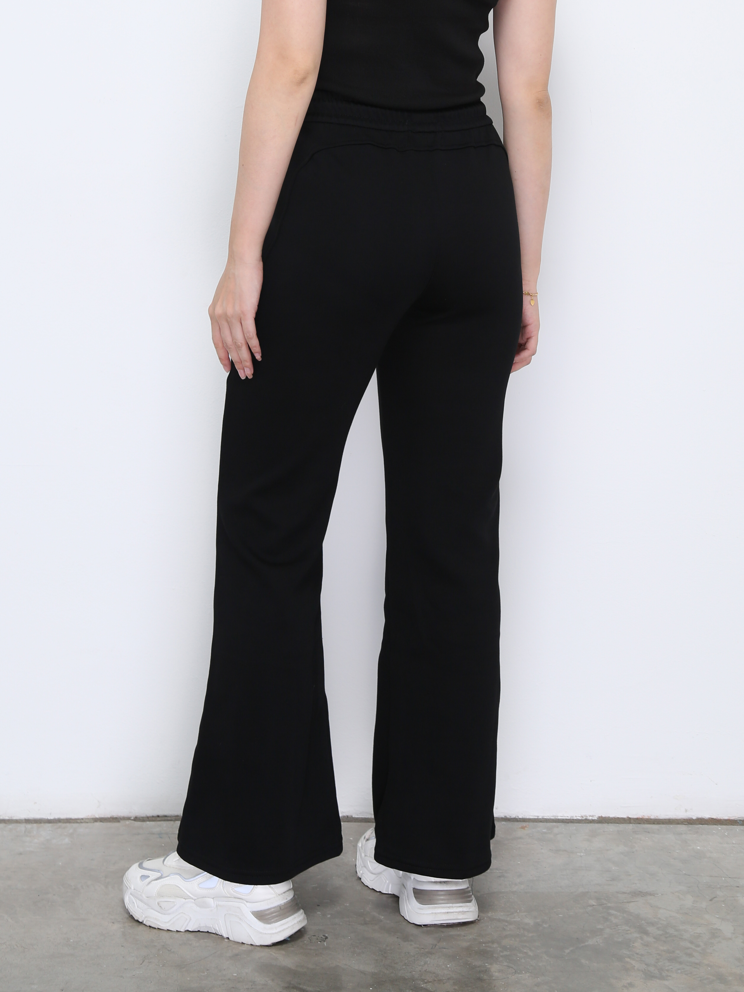 High Elastic Waist Front Pocket Long Pant 33401