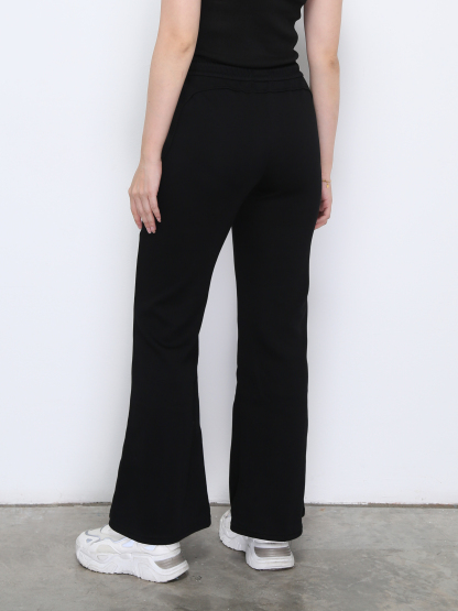 High Elastic Waist Front Pocket Long Pant 33401