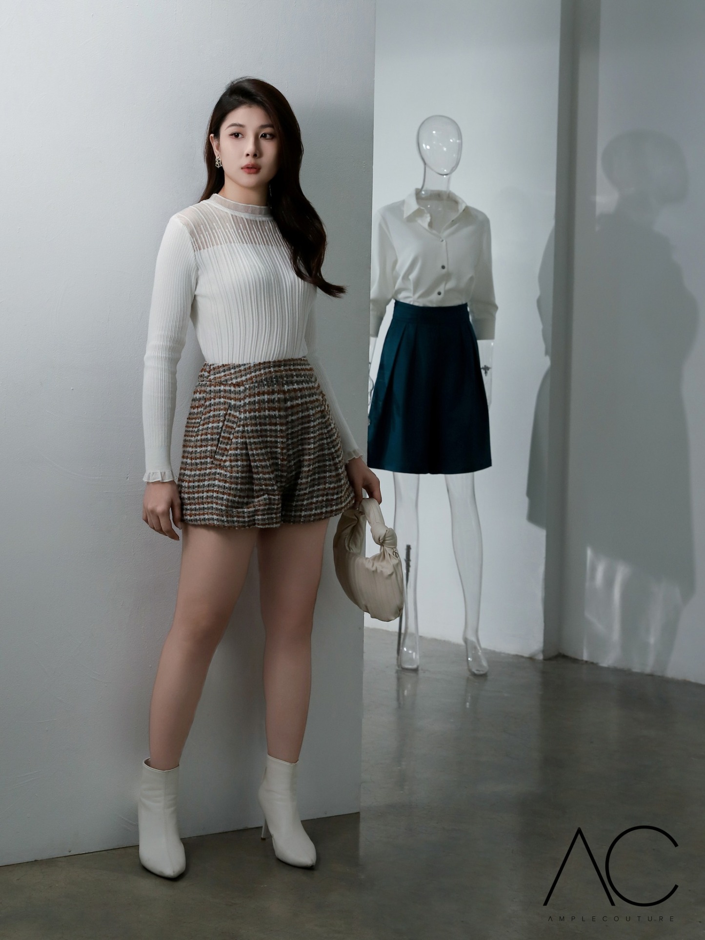 Long Sleeve Net Top 36164
