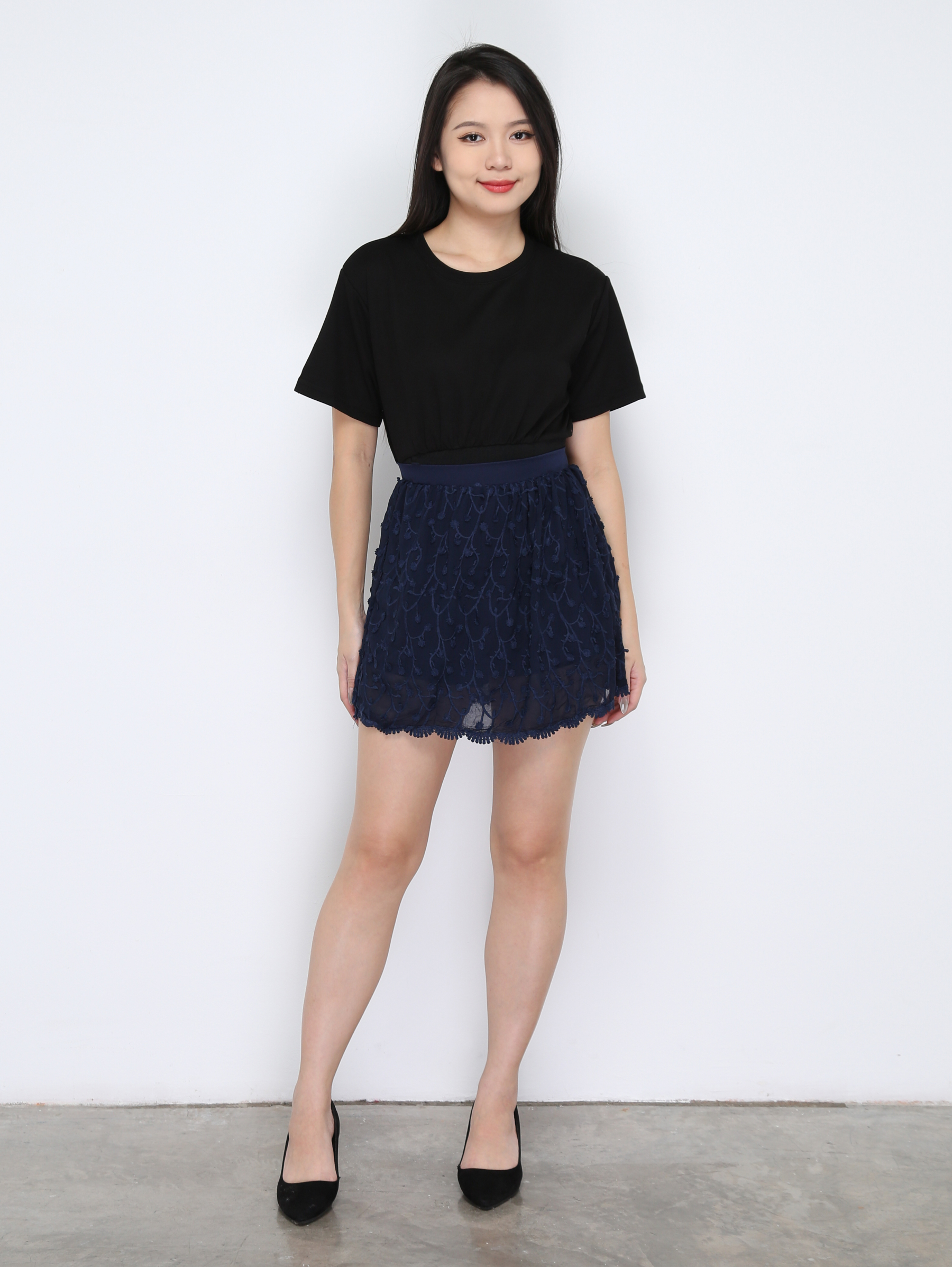 High Waist Floral Skirt Pants 33521