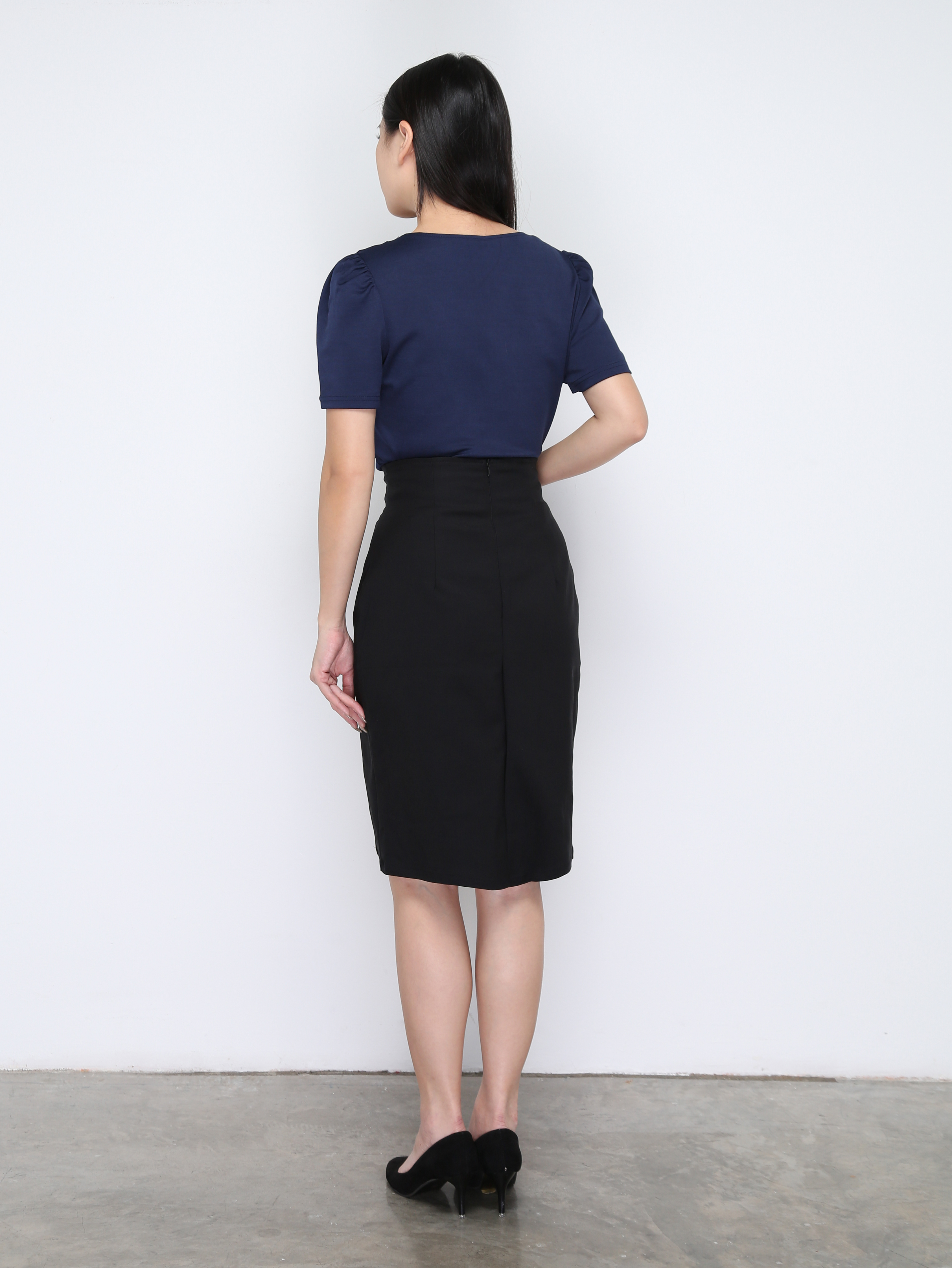 High Waist Midi Skirt 33563