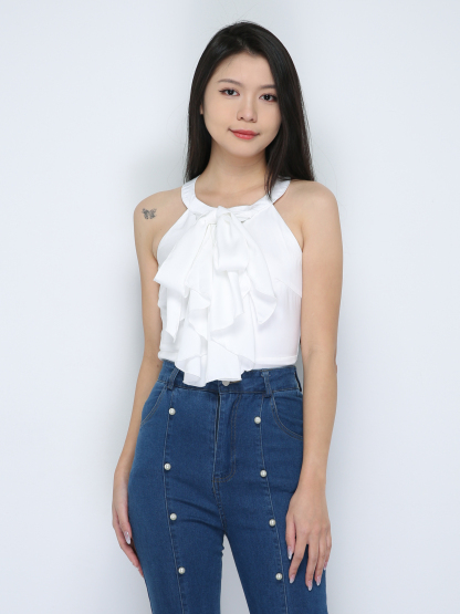 Halter Ruffles Top 33660