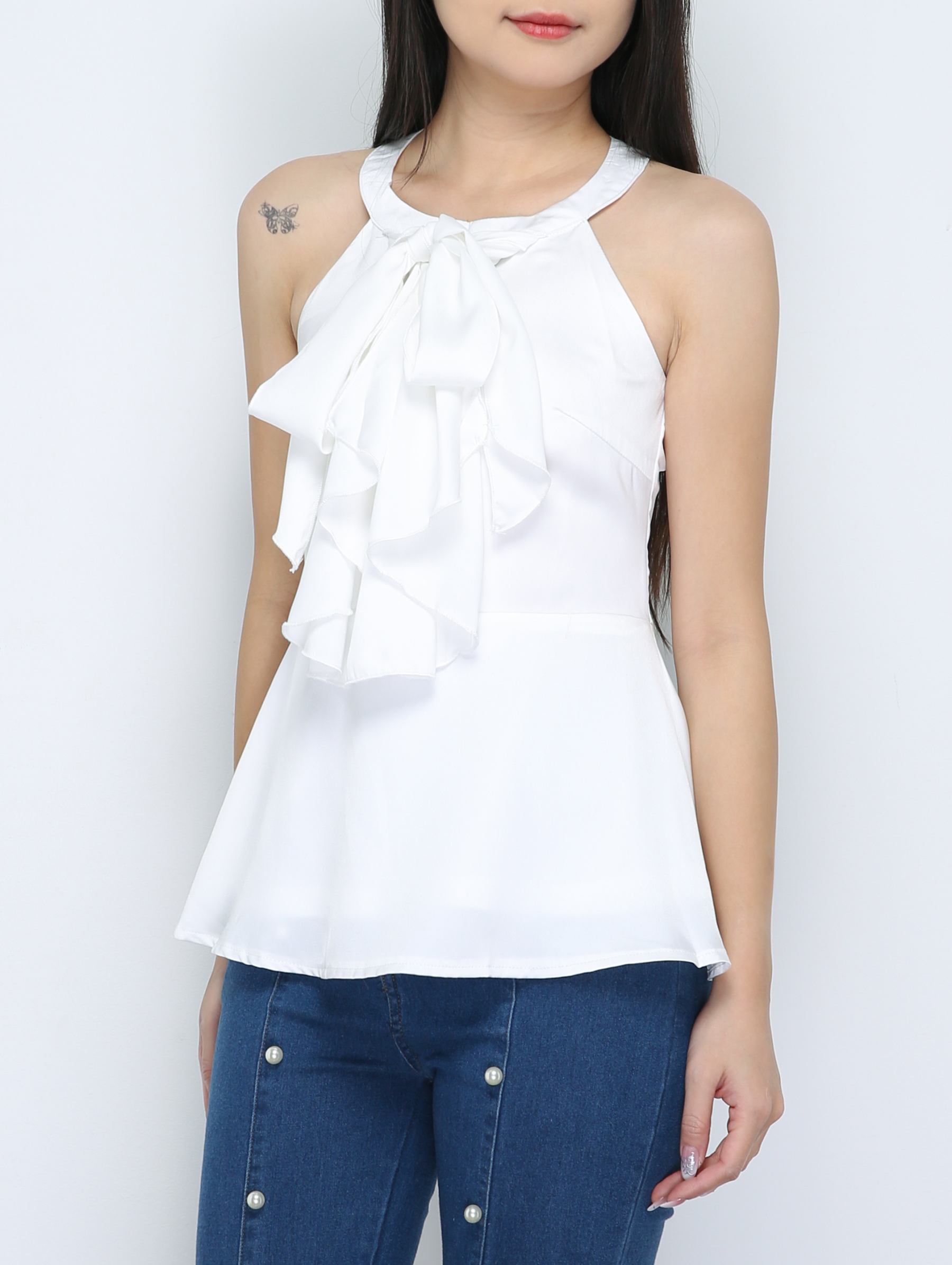 Halter Ruffles Top 33660